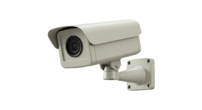 Isolated Security Surveillance Camera for Crime Prevention