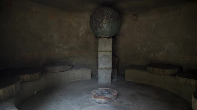 Temazcal Inside / Sweat Lodge 