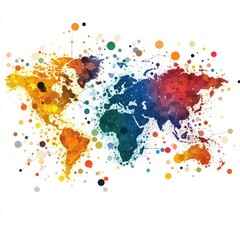 Global interconnectedness visual representation