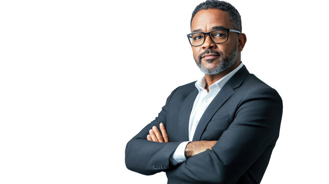 Equity analyst with strategic insight corporate office professional portrait modern setting confident viewpoint