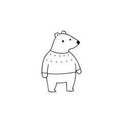 polar bear cartoon