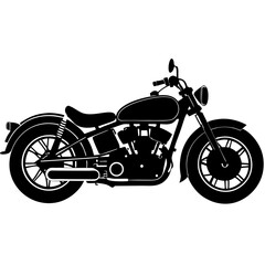 Obraz premium motorcycle on white background