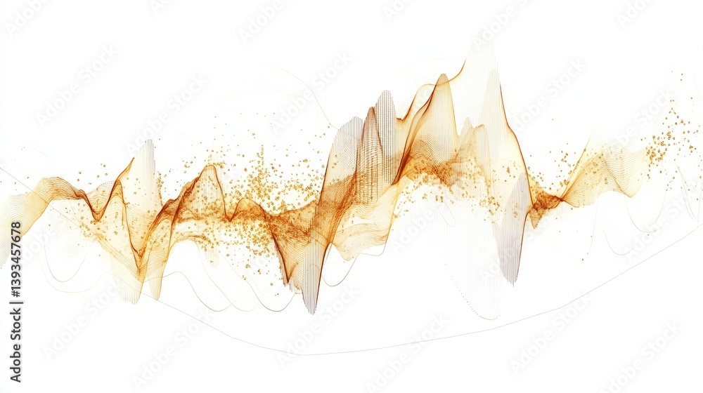 Poster a graphical representation of gold price fluctuations with clear axes and data lines, displayed on a