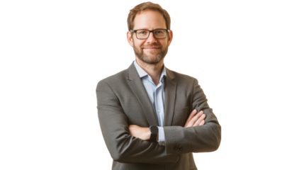 Professional social worker in business attire studio setting portrait confident expression empowerment concept