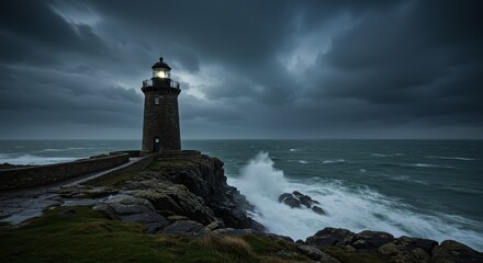 lighthouse on the coast