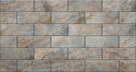 Panoramic texture background of a stone wall