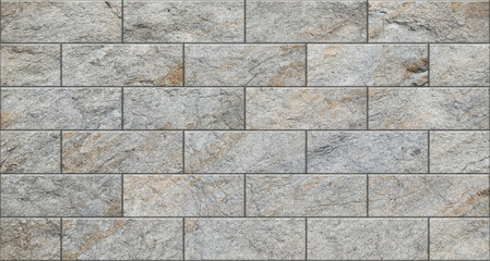 Obraz premium Panoramic texture background of a stone wall