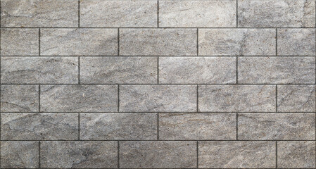 Panoramic texture background of a stone wall