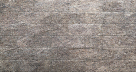 Panoramic texture background of a stone wall