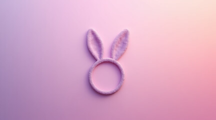 cute pink bunny ear headband perfect for Easter celebrations and fun activities