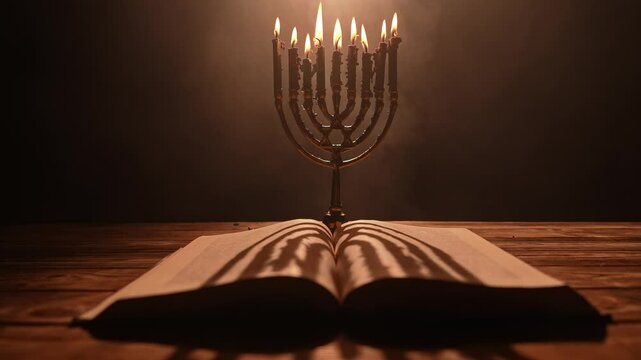 Celebrating Hanukkah With Light and Tradition Around an Antique Menorah