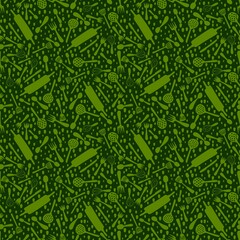 Kitchen utensils seamless fork and spoon pattern for wrapping paper and fabrics and clothes print