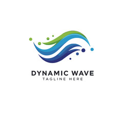 Dynamic Wave Logo Design