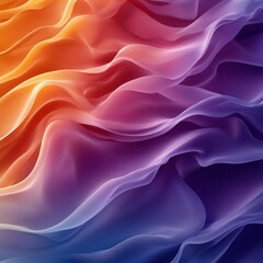 Obraz premium Abstract flowing fabric, vibrant colors (2)