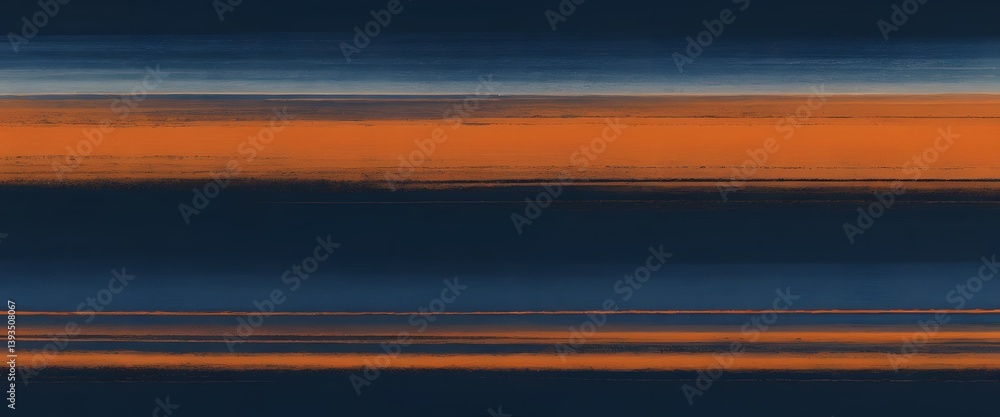 Aufkleber gradient horizon design with soft texture, abstract blue to orange transition, atmospheric backgroun