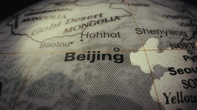 Retro globe - Beijing