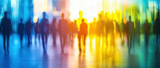 Diversity and inclusion planning by corporate hr team office environment action shot blurred background