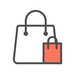 Shopping Bag Icon Vector for Retail, E-commerce, and Consumer Goods Concepts
