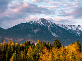 Austrian Landscape in Carinthia, Spitzegel Hermagor Austria