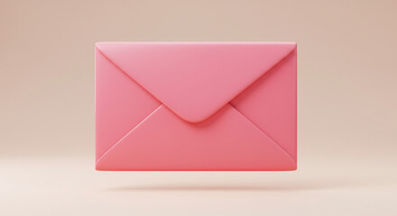 A soft pink letter, a promise of heartfelt words and tender sentiments, floats gently against a muted background.