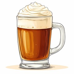 Craft Beer Celebration: Trendy Summer Drink with Hoppy Aroma and Rich Foam