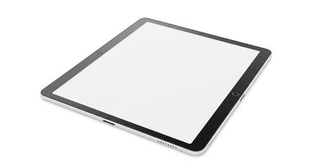 A sleek, modern tablet ready for your next adventure, a blank canvas waiting to be filled with creativity, against a clean white background.