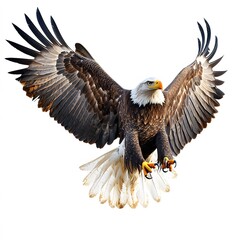 Obraz premium Eagle soars through the sky nature scene wildlife photography majestic environment aerial view freedom concept