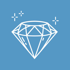 Diamond Vector, Diamond Ring, Shiny Diamond, Diamond Icon, Diamond Illustration, Diamond Outline, Vector Illustration
