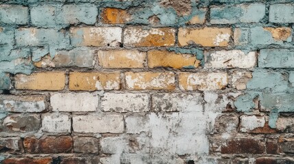 Weathered brick wall texture