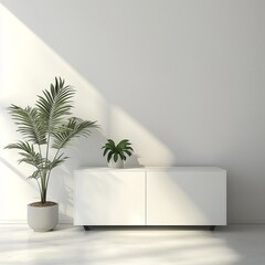 Modern minimalist interior design