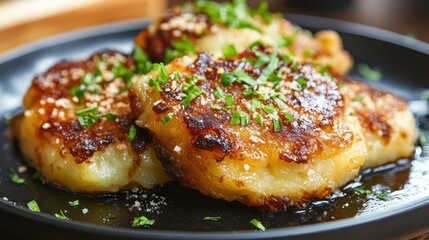 Crispy chicken dish restaurant food