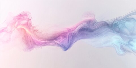 Fototapeta premium Ethereal Abstract Digital Art with Dreamy Flowing Pastels