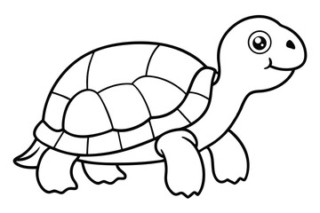 coloring pages for kids for brain development. Turtle outline vector illustration and ready for print.
