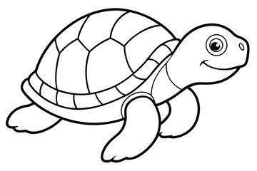  coloring pages for kids for brain development. Turtle outline vector illustration and ready for print.
