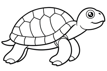  coloring pages for kids for brain development. Turtle outline vector illustration and ready for print.
