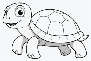  coloring pages for kids for brain development. Turtle outline vector illustration and ready for print.
