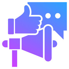 Fototapeta premium Social Media Marketing Icon