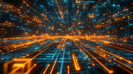 Abstract digital city