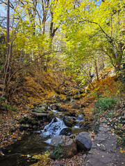 Obraz premium Autumn landscape of Rila Mountain, Bulgaria