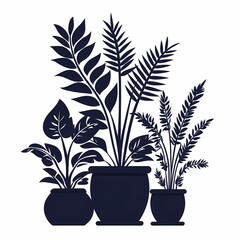Vibrant Indoor Greenery: Elevate Your Home Decor with Botanical Art and Potted Plants