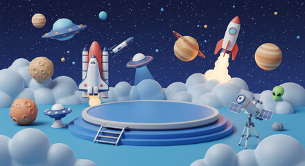  Whimsical Space Adventure Unfolds