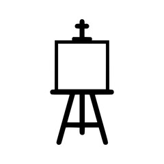 Empty Easel Illustration
