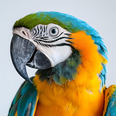 Fototapeta premium blue and yellow macaw
