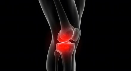 Digital orthopedic scan showing joint inflammation