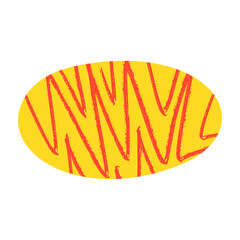 Abstract paper cutout shapes, organic geometric elements art style, modern graphic collage design. Flat vector illustration isolated on white background.