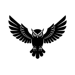 Obraz premium Majestic Owl in Flight