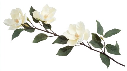 Fototapeta premium Elegant magnolia branch