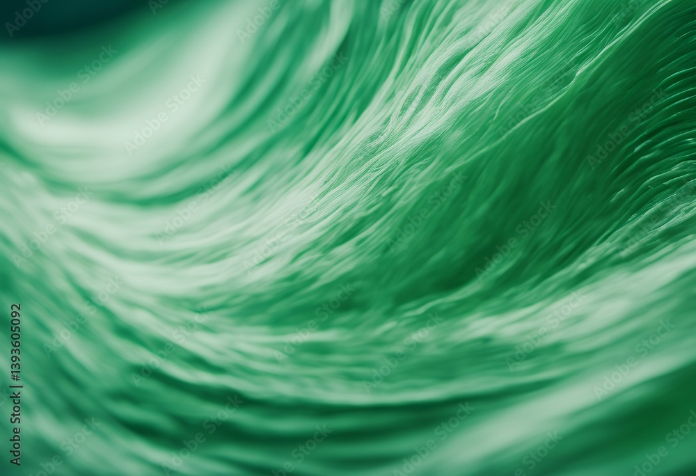 Poster green abstract wave texture design glow flowing computer graphic light flow background render three-