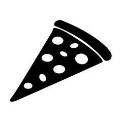 A Delicious Slice of Pepperoni Pizza Icon Graphic Illustration
