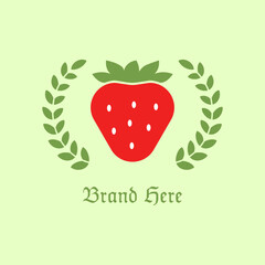 Strawberry Premium Logo
